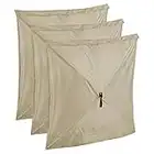 CLAM Quick-Set Wind and Sun Panel Attachment for Traveler, Venture, and Escape Screen Shelter Canopy Tent, Accessory Only, Tan (3 Pack)