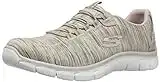 Skechers Women's Empire Game On Memory Foam Sneakers Shoes, Taupe, 8 B(M) US