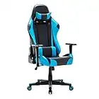 IntimaTe WM Heart Sedia Gaming, Ergonomica Reclinabile 135 °,Sedia Racing Girevole 360 °,Sedia Computer Stile Sportivo, Sedie da Ufficio, Blu