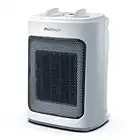 Pro Breeze 2000W Mini Keramik Heizlüfter mit Kaltstufen und drei Leistungsstufen - für Betrieb im Büro, Wohnzimmer, Schlafzimmer oder Terasse - Weiß