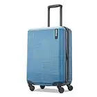 American Tourister Stratum XLT Expandable Hardside Luggage with Spinner Wheels, Blue Spruce, Carry-On 21-Inch