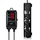 SZELAM Submersible Aquarium Heater, 500W Fish Tank Heater,External Temperature Controller LED Temperature Display with 2 Suction Cups Suitable for Marine Saltwater and Freshwater