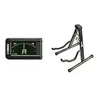 Yamaha - YTC5 - Accordeur Chromatique à Pince - Noir & Rockjam Aframe Stand de Guitare pour Toutes les Guitares Guitare Acoustique Support Support Stand Guitare Basse Guitare Électrique