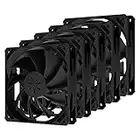 upHere Ventilateur PC 120mm pour Boîtier PC D'ordinateur Ultra Silencieux, 5 Pack（NK12BK3-5）