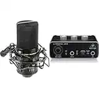 MXL 770 Multipurpose Large Diaphragm Condenser Microphone & Behringer U-Phoria UM2 USB Audio Interface