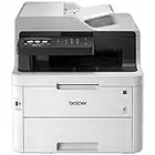 Brother MFCL3750CDW MFC-L3750CDW Digital Color All-in-One Printer, Laser Printer Quality, Wireless Printing, Duplex Printing, Amazon Dash Replenishment Enabled, White