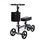 BEYOUR WALKER Knee Scooter with Basket Dual Braking System for Ankle and Foot Injured Indigo