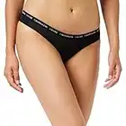 Calvin Klein Women's Brazilian Knicker, Black, (Size:XS)