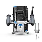 Hammerhead 10-Amp Variable Speed Plunge Woodworking Router Kit with Parallel Guide and Vacuum Adaptor – HAPR100