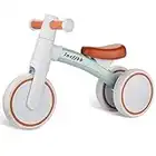 Baby's Balance Bike for 1-2 Year Old, Toddler Bike Ride On Toy Baby Walker with 3 Wheels for 10-24 Months Baby, First Slide Bike without Pedals for Boys Girls as Gifts