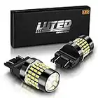 LUYED 2 X 900 Lumens 3157 LED Bulbs Reverse Light, Super Bright 3014 78 SMD 3056 3156 3057 3157 LED Bulbs,Used for Back Up Reverse Lights,Brake Lights,Tail Lights,Signal Lights,Xenon White