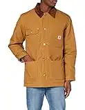 Carhartt Chore - Abrigo en lona de algodón fuerte con forro cálido, Loose Fit Para Hombre, Carhartt Brown, L