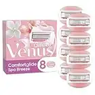 Gillette Venus ComfortGlide Spa Breeze Cuchillas de Afeitar Mujer para Maquinilla de Afeitar/Depilación, Paquete de 8 Cuchillas de Recambio