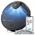 VIOMI Alpha 2 Pro Robot Aspirador Navegación Lidar, Evitación de Obstáculos, Vaciado Automático, 4000 Pa, Control MiHome App/Alexa, para Pelos de Mascotas, Suelo Duro, Negro