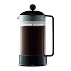 Bodum - 1548-01US Bodum Brazil French Press Coffee and Tea Maker, 34 Ounce, Black