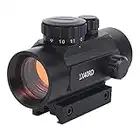 Red Dot Sight Scope Tactical 4 Reticles Green & Red Air Rifle Scope with Lock Screw & 20mm Integrated Mount for Hunting Crossbow