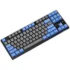 Durgod Taurus K320 TKL Wired Mechanical Gaming Keyboard - 87 Key - Double Shot PBT - NKRO - USB Type C (Cherry Blue,Black)