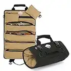 Sac à outils et organiseur de rangement pour outils de moto avec 6 pochettes à outils robuste pour mécanicien, électricien, charpentier