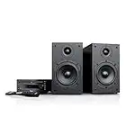 Teufel Kombo 11 Mini-Stereo-Anlage Stereo Lautsprecher Musik Sound Hochtöner Mitteltöner Bass Speaker DAB+ HiFi Soundanlage Schwarz