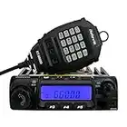 Retevis RT9000D Emisoras de Radioaficionado, 200 Canales, Banda Individual, CTCSS DCS, DTMF, Pantalla LCD, Radio Móvil con Micrófono de Mano para Transporte de Camiones