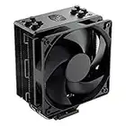 Cooler Master Hyper 212 Black Edition CPU Air Coolor, Silencio FP120 Fan, 4 CDC 2.0 Heatpipes, Anodized Gun-Metal Black, Brushed Nickel Fins for AMD Ryzen/Intel LGA1151