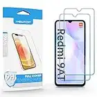 N NEWTOP Pellicola GLASS FILM Compatibile per Xiaomi Redmi 9C / 9A / 9 / 9AT, Fina 0.3mm Durezza 9H in Vetro Temperato Proteggi Schermo Display Protettiva Anti Urto Graffio Protezione (2)