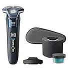 Philips Norelco Shaver 7800, Rechargeable Wet & Dry Electric Shaver with SenseIQ Technology, Quick Clean Pod, Charging Stand, Travel Case and Pop-up Trimmer, S7885/85