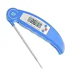 flintronic Thermomètre de Cuisine, LCD Thermomètre Cuisson Électronique à Lecture Instantanée avec Sonde, pour la Cuisson dans Les Cuisines, Barbecue, Liquide, Steak, Huile, Lait(Piles Non Incluses)