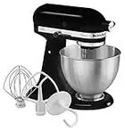 KitchenAid 5K45SSBOB Classic Stand Mixer, 4.3 Litre, 275 W, Onyx Black