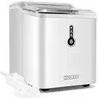 KUMIO Ice Maker Countertop (White)