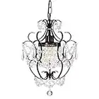 Bronze Chandelier Mini Crystals Chandeliers Small Farmhouse Chandelier Lighting 1 Light Bathroom Chandelier Light Fixtures