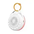 LUMI | White Noise Machine Baby | Portable White Noise Machine Clips onto Pram & Crib | 26 Sounds & Night Light | 30, 60, 90 Minute Sleep Timer | USB Rechargeable | Baby Shusher | Baby Sleep Aid