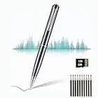 128 GB Aufnahmestift，HD Voice Recorder Pen mit Intelligente Geräuschreduzierende Aufnahmegerät，Lagerbar 768 Stunden Aufzeichnungsdatei，mit MP3-Wiedergabe, für Vorträge, Besprechungen, Interviews usw