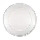 HQRP 15 1/2" Glass Turntable Tray fits GE WB49X0690 WB49X690 JE1540AW01 JE1550GW01 JE1640AB01 JE1650AA01 JE1660SA01 JES1655BF001 JKP86BF1BB JKP90BM1BB Microwave Oven Cooking Plate 15.5-inch 400-mm