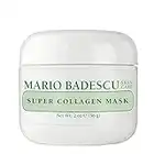 Mario Badescu Super Collagen Mask, Clay Face Mask Skin Care Ideal for Combination, Dry or Sensitive Skin, Pore Minimizer Clay Mask with Hydrating Collagen and Purifying Kaolin Clay, 2 Oz