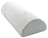 InteVision Four Position Support Pillow (20.5" x 8" x 4.5") Bamboo Cover - Provides Best Support for Sleeping on Side or Back - Helps Relieve Back Pain