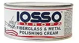 Iosso Fiberglass & Metal Polish, Pasta Lucidante per vetroresina e metalli, 250 ml