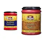 Folgers French Vanilla Flavoured Ground Coffee 326g & Hazelnut Flavoured Ground Coffee 326g