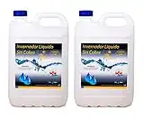 Pack 2 UDS - INVERNADOR LÍQUIDO SIN Cobre 10 litros (2x5 L.) - Desinfectante y Algicida para el Tratamiento de Piscinas en Invierno - Apto Piscinas Liner