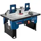 BOSCH RA1141 26 in. x 16-1/2 in. Laminated MDF Top Portable Jobsite Router Table with 2-1/2 in. Vacuum Hose Port