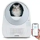 CATLINK Automatic Self-Cleaning Cat Litter Box for Multiple Cats with APP, Odor Control, Health Monitoring, Extra Large, 60 Liners & 1 Carbon Filter Box Included, Smart Cat Litter Box (Luxury Pro)