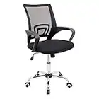 Cashoffice - Silla de Escritorio Ergonómica, Silla de Oficina Giratoria con Respaldo Transpirable (Negro)