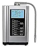 AquaGreen Alkaline Water Ionizer Machine AG7.0, Home Filtration System Produces pH 3.5-10.5 Water, 7 Water Settings, Up to -570mV ORP, 8000L Per Filter, Silver