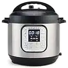 Instant Pot Duo 7-in-1 Electric Pressure Cooker, Slow Cooker, Rice Cooker, Steamer, Sauté, Yogurt Maker, Warmer & Sterilizer, Includes App With Over 800 Recipes, Stainless Steel, 3 Quart