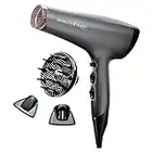 Remington Keratin Protect Ionic Hair Dryer, Infused with Keratin and Almond Oil for Healthy Looking Hair - AC8008, Silver