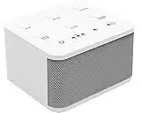 White Noise Rain Sound Machine for Sleeping, Baby Soother - Portable White Noise Machine for Office Privacy Travel, Adults Kids Baby Sleep Sound Machine, Plug-in or Battery-Operated Nature Noise Maker