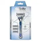 Gillette SkinGuard - Afeitadora para pieles sensibles (incluye 3 recambios de cuchilla, 1 unidad