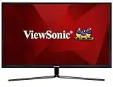 Viewsonic VX3211-4K-MHD 80,1 cm (32 Zoll) Design Monitor (4K, VA-Panel, FreeSync, HDR10, HDMI, DP, Lautsprecher) Schwarz