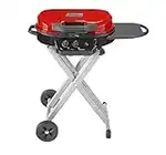 Coleman RoadTrip 225 Portable Stand-Up Propane Grill, Red