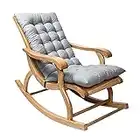 Judy1980 Coussin Chaise Lounge Jardin Extérieur 120X50CM,Coussin Fauteuil Epais Doux,Coussin pour Chaise À Bascule,Coussin inclinable pour Chaise,Fauteuil,Sièges d'auto (sans Chaise) (Gris)